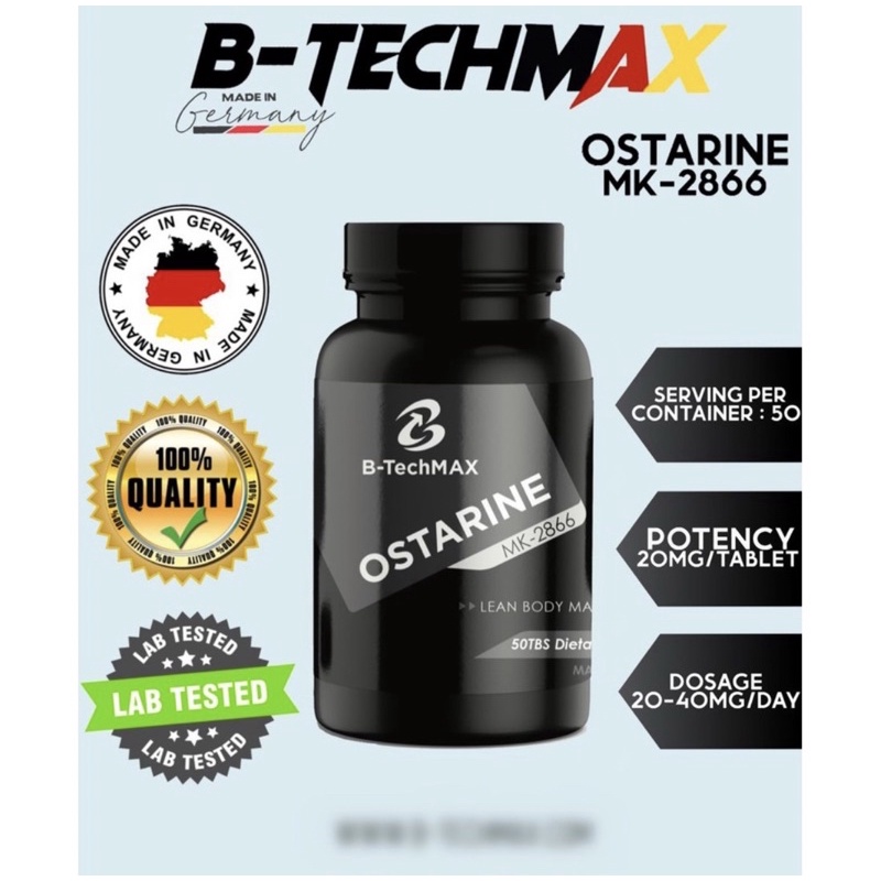 B-techmax  ostarine mk2866 20mg 50 tbs