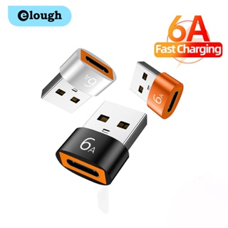 Elough อะแดปเตอร์แปลง USB C 3.0 Type-C OTG Type C ตัวเมีย เป็น USB ตัวผู้ ชาร์จเร็ว สําหรับแล็ปท็อป