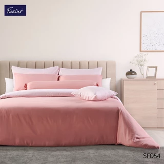 Facino ชุดผ้าปูที่นอน 3.5 ฟุต 3 ชิ้น + ผ้านวมขนาด60"X80" SOLID ULTRA SOFT