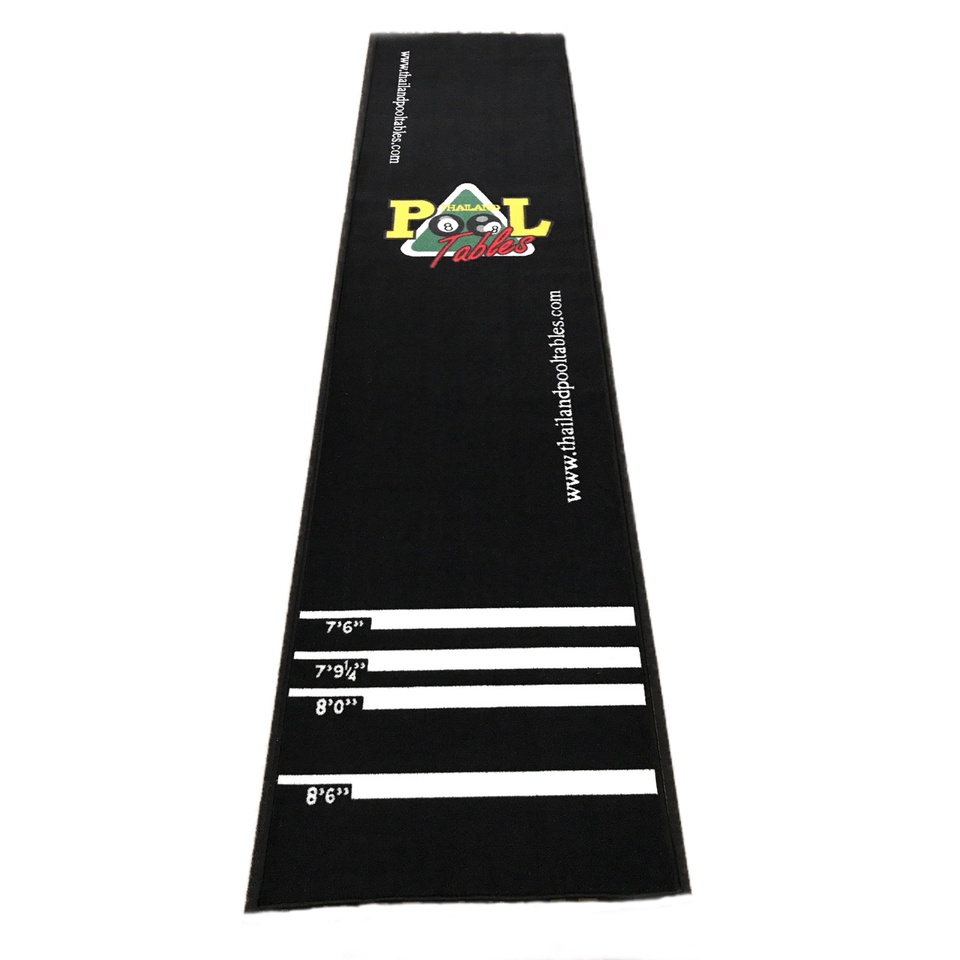 [ของแท้] Thailand Pool Tables (TPT) พรมปูพื้นเกมปาเป้าไฟเบอร์ พร้อมเส้นระยะมาตรฐาน สำหรับฝึกซ้อมและแ