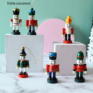 [little.coconut] 1Pc 7CM Nutcracker Puppet Soldier Christmas Decor Pendant Home Doll Ornament Boutique