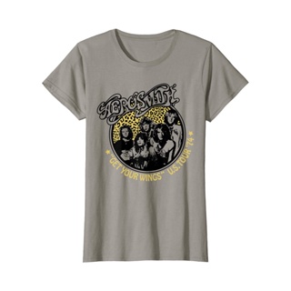 เสื้อยืดแขนสั้น พิมพ์ลาย Aerosmith Wings Tour 74 พลัสไซซ์ ของขวัญวันเกิด สําหรับผู้ชาย XS-6XLS-5XL