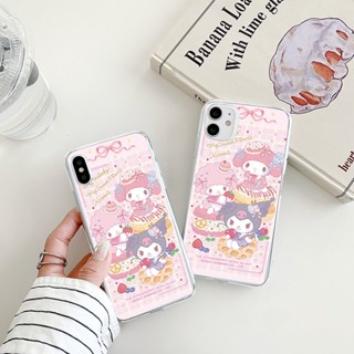 Sanrio เคสไอโฟน 14พลัส iPhone 14 13 12 11 promax case X Xr Xs Max cartoon phone cover เคสโทรศัพท์ 7 8 Plus Se2020 เคส