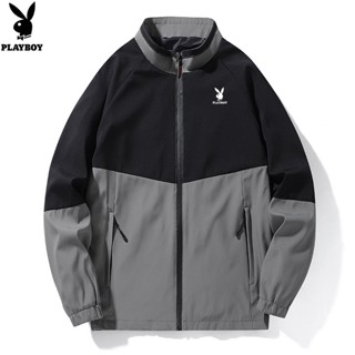 PLAYBOY Outerwear Mens New Clothes Autumn Casual Autumn Wear