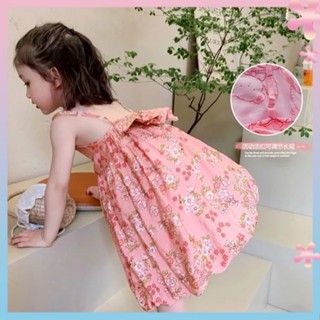 Girls chiffon dress summer dress 2021 New Western style childrens princess dress summer thin childrens dress summer