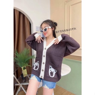 เสื้อแขนยาวไหมพรม สาวอวบใส่ได้ สไตล์เกาหลี