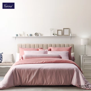 Facino ชุดผ้าปูที่นอน 3.5 ฟุต 3 ชิ้น + ผ้านวมขนาด60"X80" SOLID ULTRA SOFT