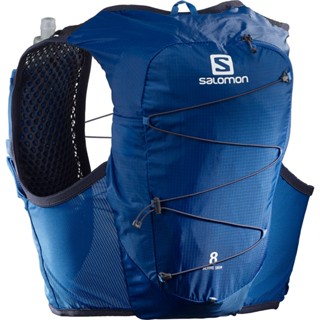 SALOMON ACTIVE SKIN 8 SET สี NAUTICAL BLUE - เป้น้ำ กระเป๋าใส่น้ำ กระเป๋าวิ่ง ความจุ 8 ลิตร ผู้ชาย ผู้หญิง