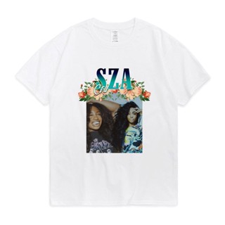 เสื้อยืดสวยๆ เสื้อยืดกราฟิก SZA SZA Ctrl แฟนเสื้อเชิ้ต Sza Good Days RAP เสื้อยืดวินเทจฮิปฮอปผู้ชายผู้หญิงแฟชั่นสตรีทแวร