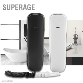 ☑☏♟Superage โทรศัพท์ตัดเสียงรบกวนติดผนังตัดตัวเลขป้องกันการเสียงรบกวน