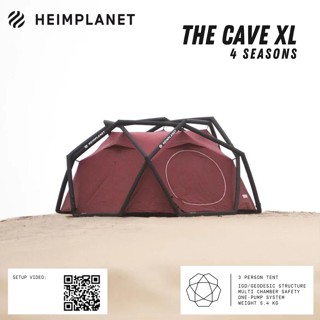 HEIMPLANET รุ่น THE CAVE XL ( 3 PERSONS TENT )เต็นท์ เต็นกางง่าย เต็นท์เดินป่า เต็นท์เป่าลม ( inflatable tent )