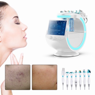 New Smart Ice Blue Hydrogen Water Micro Bubble 7in1 Hydra Faciale Solution Skin Care Analyzer Management Facials Beauty