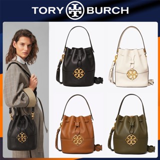 Tory Burch กระเป๋าสะพายข้าง ทรงบักเก็ต สําหรับผู้หญิง 79323