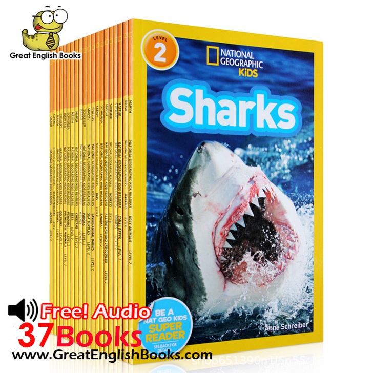 (Update 41 books) **Level 2 จำนวน 37 เล่ม**   หนังสือเด็กภาษาอังกฤษ  National Geographic Kids Level 2 25 เล่ม ***ฟรีไฟล