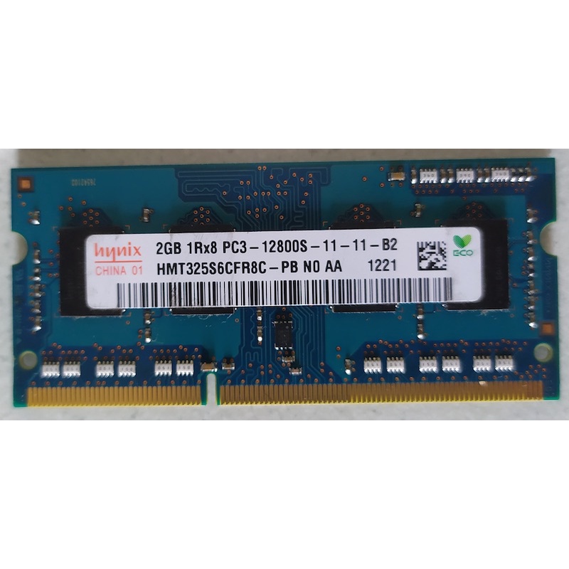 RAM 2GB Hynix PC3-12800S HMT325S6CFR8C-PB 0B6093EB
