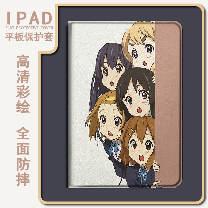 K-ON！ เคสไอแพด mini 1/2/3/4/5/6 pro 10.2 11 2020 2021 2022 pro 11 เคส gen 7 8 gen 9 case pen slot ai