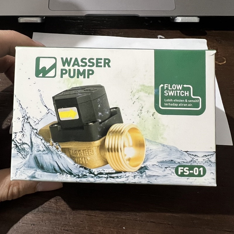 สวิตช์ไหลควบคุมปั๊ม Booster asser ทองเหลือง 1 x 1 pb 218 318 ea FLOW SWITCH PB 168 EA 218 CEA PB218 