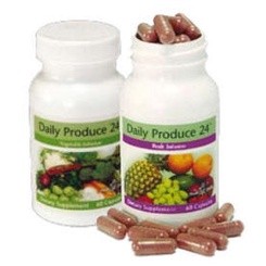 Daily Produce Unicity ขวดคู่ ผักผลไม้ ครบ Unicity 60 เม็ด/ 1 ขวด