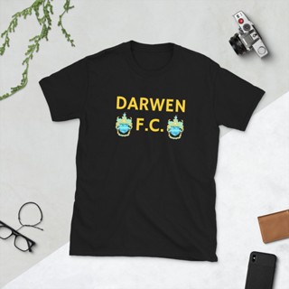 [COD]เสื้อยืดแขนสั้น พิมพ์ลายนักฟุตบอล Darwen FC ภาษาอังกฤษ สําหรับผู้ชาย และผู้หญิงS-5XL