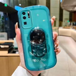 Huawei P50 Pro P40 Pro P30 Pro P30 Lite P20 Pro เคสป้องกันกล้อง ลายนักบินอวกาศ