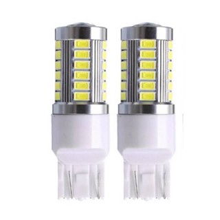 หลอดไฟถอยLED ไฟท้ายรถยนต์แสงสีขาว  33 ชิพ ขั้วเสียบT20 7440 สำหรับรถยนต์ (ราคาต่อ1หลอด) ส่งด่วนจากร้านไทยมีรับประกัน