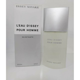 Issey Miyake LEau DIssey Pour Homme Eau De Toilette 125ml. กล่องซีล​ (เคาน์​เตอร์​ 3,400฿)