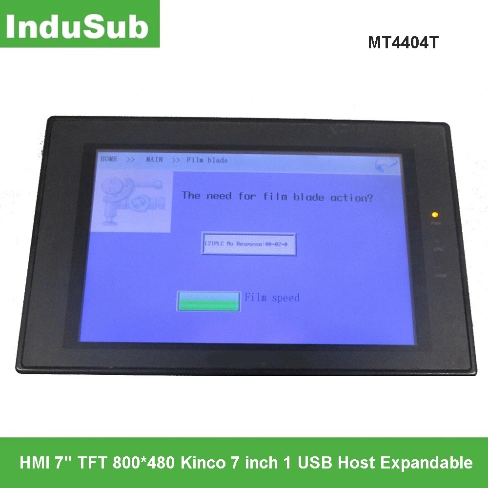 YTH MT4404T HMI 7" TFT 800*480 7 นิ้ว 1 USB Host หน่วยความจําขยายได้ พร้อมสายการเขียนโปรแกรมฟรี ใหม่