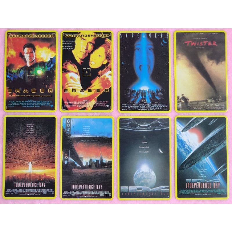 แฮนด์บิล Movie Card Handbill​ list ขนาดเท่าบัตร ATM