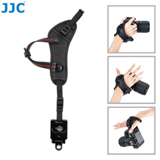 JJC สายคล้องข้อมือทั่วไป สําหรับกล้อง DSLR ARCA SWISS ปลดเร็ว พร้อมขาตั้งกล้อง 1/4 นิ้ว -20 สําหรับ Canon Nikon Sony Panasonic Olympus และกล้องมิเรอร์เลส DSLR อื่น ๆ