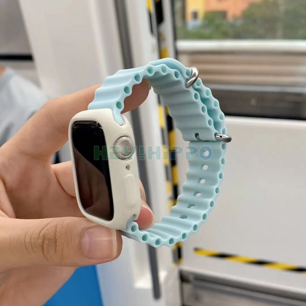 สายนาฬิกาข้อมือซิลิโคน สําหรับ iwatch ultra 8 7 41 มม. 45 มม. 49 มม. i watch series 6 5 4 3 40 มม. 44 มม. 38 มม. 42 มม. 2022