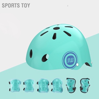 Sports Toy Sports Protective Kit PP EPS Sponge Helmet Knee Elbow Wrist Pads for Skateboard Scooter Cycling