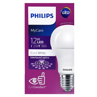 หลอด LED PHILIPS BULB 12 วัตต์ COOLWHITE E27