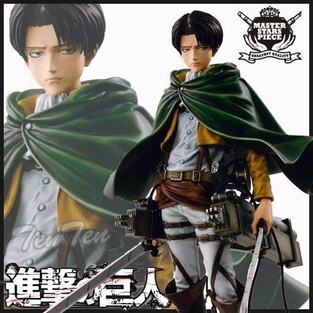 Levi & 3D Equipment ของแท้ JP - Master Stars Piece Banpresto [โมเดล Attack on Titan] (1 ตัว + ชุดอุป