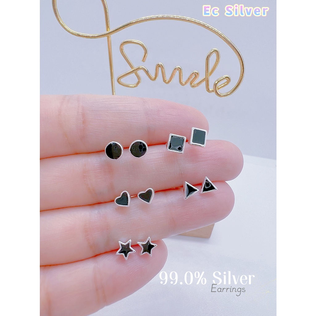 (M82) สีเงิน 990 Subang / Anting-Anting / ต่างหู