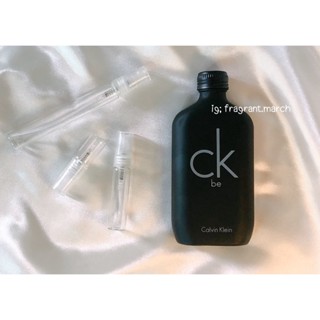 พร้อมส่ง แบ่งขายน้ำหอมแบรนด์แท้ 100% Calvin Klein CK Be EDT