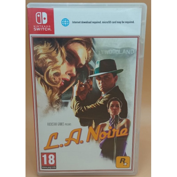 (มือสอง) มือ2 เกม Nintendo Switch : L.A. Noire สภาพดี #Nintendo Switch #game