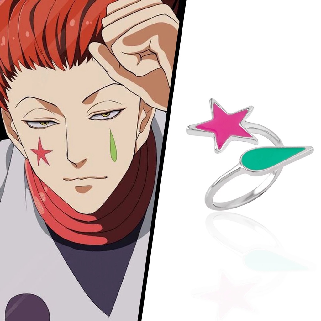 แหวนคอสเพลย์ รูปการ์ตูนอนิเมะ Hunter X Hunter Hisoka Teardrop ปรับระดับได้