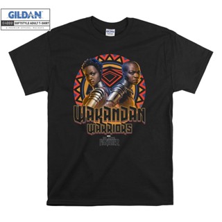 T-shirt  Gildan เสื้อยืดลําลอง แขนสั้น มีฮู้ด พิมพ์ลายภาพยนตร์ Black Panther สําหรับเด็ก Unisex 6999S-5XL