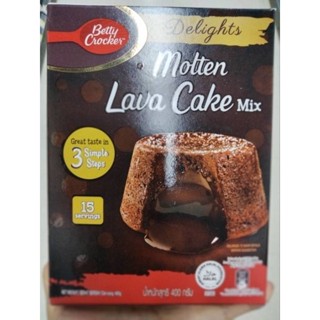 Betty  Molten Lava Cake Mix ครอกเกอร์ลาวาเค้ก เบตตี้ 400g. ราคาพิเศษ