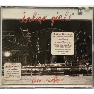 2CD 2ซีดีเพลง Indigo Girls อัลบั้ม 1200 Curfews แสดงสด +เพลงใหม่ 6 เพลง 2 แผ่นคู่ ลิขสิทธิ์ Made in USA