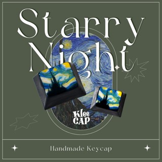 keycap handmade คีย์แคปลาย starry night