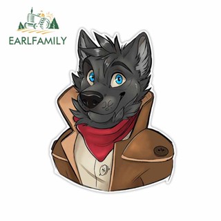 Earlfamily สติกเกอร์กันน้ํา กันรอยขีดข่วน ลายจุด Furry Affinity 13 ซม. x 10 ซม. สําหรับตกแต่งหน้าต่างรถยนต์