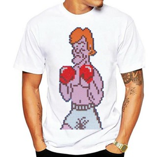 เสื้อยืดผู้ชาย ใหม่ เสื้อยืด พิมพ์ลาย Gl Joe Mike Tysons Punch Out 8 Bit สําหรับผู้ชาย S-5XL