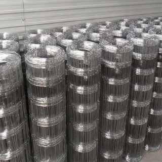 ฟรีค่าส่ง👉รั้วถักปม ยาว30m/50m ช่อง4x4นิ้ว รั้วตาข่ายแรงดึงสูง สูง0.9m 1.2m 1.5m 1.8m ทนสนิม ลวดล้อมคอกสัตว์ วัว แพะ ไก่