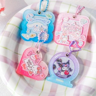 New น่ารัก Sanrio GuckaDIY ชุด Cinnamoroll พวงกุญแจ My Melody สติ๊กเกอร์ Hello Kitty ชุด Kuromi พวงกุญแจ ของขวัญเครื่องเขียน