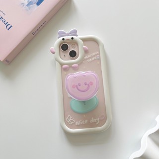 เคสไอโฟนเลนส์ทรงลูกเจี๊ยบ+ไอริงดอกไม้