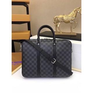 พร้อมส่ง New Louis Vuitton PORTE- DOCUMENTS VOYAGE PM(Ori)เทพ