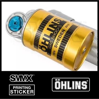 Ohlins สติกเกอร์ใส กันกระแทก สไตล์วินเทจย้อนยุค