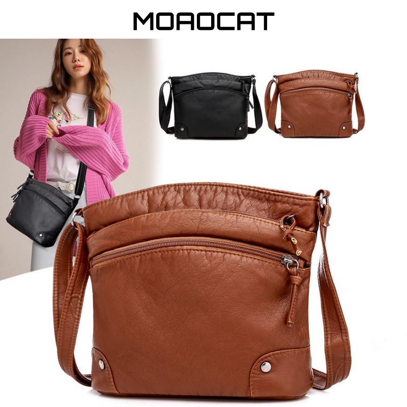Bags for Women Newly Wax Skin Women Chest Pack Female Sling Bags Crossbody  Waterproof Shoulder Casual Pu Leather Messenger Pack