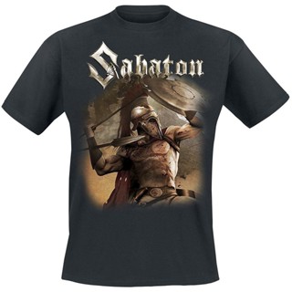 Yuanl5 [พร้อมส่ง] เสื้อยืดผ้าฝ้าย 100% พิมพ์ลาย Sabaton Sparta โอเวอร์ไซซ์ ไซซ์ XS-6XL สําหรับผู้ชาย ของขวัญคริสต์มาสสาม